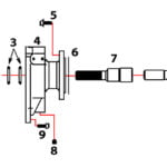 Transfer Case Adaptor to suit 6L80E to Land Rover / Range Rover LT230 Transfer Case